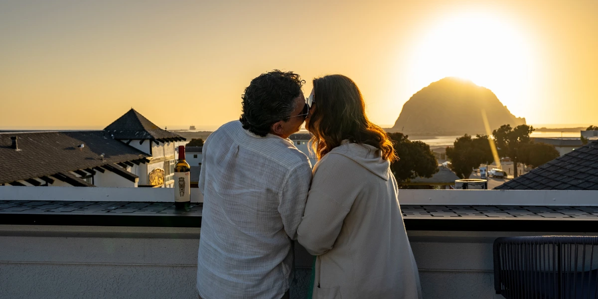 Romantic Couple in Morro Bay, CA